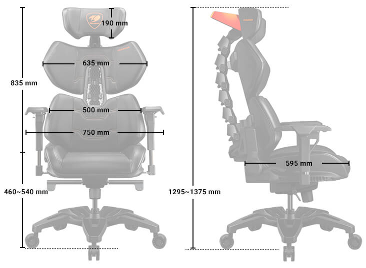 Cougar Gaming Chair Terminator with Unique Mechanical Aesthetics