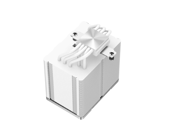 DeepCool AK500 WH High-Performance CPU Cooler, 5 Copper Heat Pipes, Single-Tower Heatsink, 120mm FDB PWM Fan, 240W