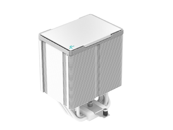 DeepCool AK500 WH High-Performance CPU Cooler, 5 Copper Heat Pipes, Single-Tower Heatsink, 120mm FDB PWM Fan, 240W