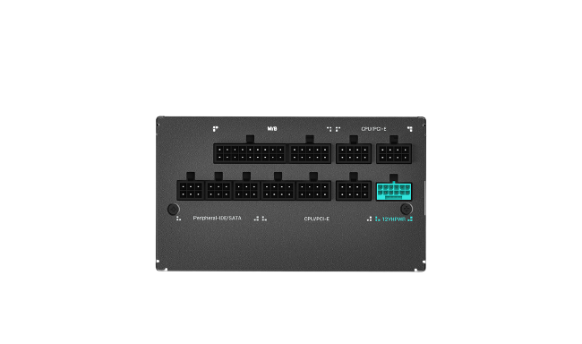 DeepCool PX1000G 80 Plus Gold Medal Full-Module ATX3.0 Power Supply, Dual Main Capacitors, PCIE5.0 Native Power Supply, 135mm Ultra-Quiet PWM One-Button Start-Stop Fan