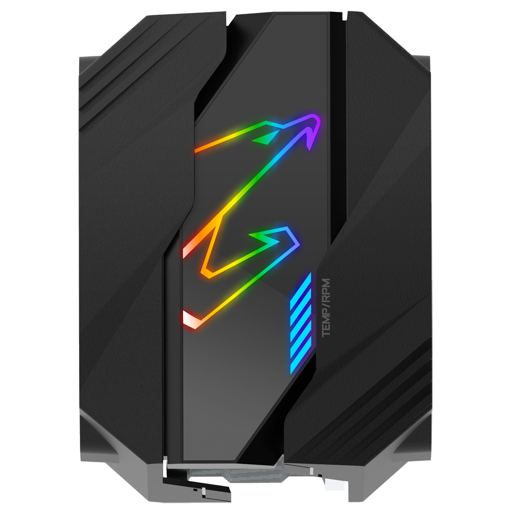 GIGABYTE AORUS ATC800 RGB Cpu cooler, Air cooler, 6 Copper Heat-pipes Inset Aluminum Fin, 12cm RGB Fan, 4Pin PWM