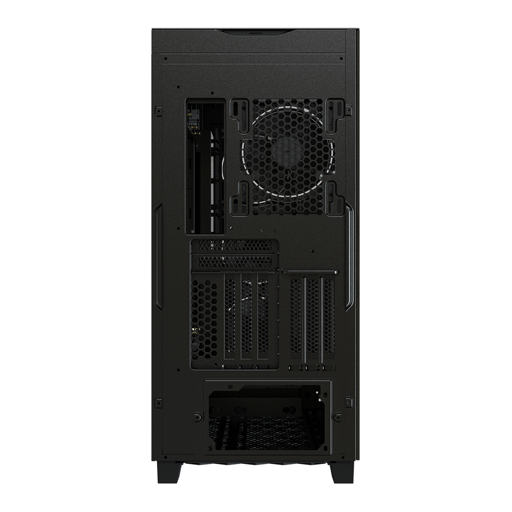 GIGABYTE AORUS C500 GLASS - Black Mid Tower PC Gaming Case, Tempered Glass, USB Type-C, 4x ARBG Fans Included (GB-AC500G ST)