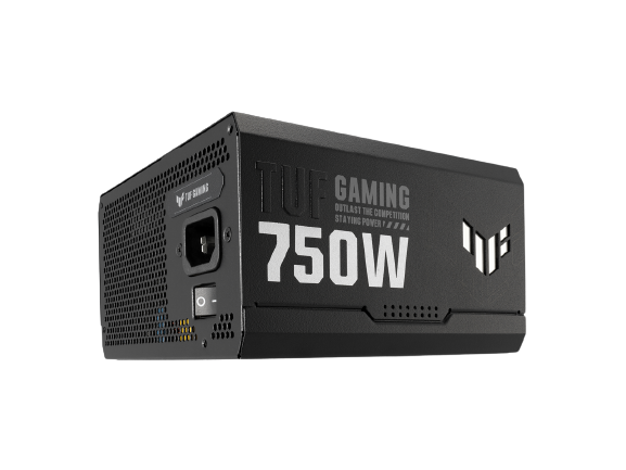 ASUS TUF Gaming 750W Gold (750 Watt, Fully Modular Power Supply, 80+ Gold Certified, ATX 3.0 Compatible, Military-grade Components, Dual Ball Bearing, Axial-tech Fan, PCB Coating)