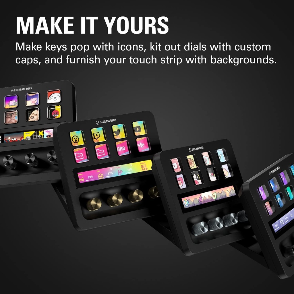 Elgato Stream Deck + Audio Mixer Production Console Studio Controller 10GBD9901