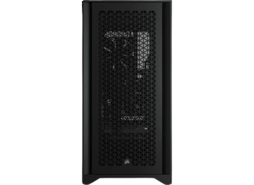 CORSAIR iCUE 4000D RGB AIRFLOW Mid-Tower Case, Black - 3x AF120 RGB ELITE Fans - iCUE Lighting Node PRO Controller - High-airflow Design