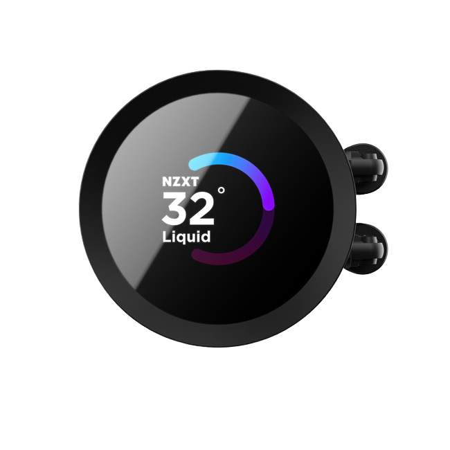 NZXT Kraken RGB 360mm - RL-KR360-B1- AIO RGB CPU Liquid Cooler - LCD Display - 3 x F120RGB Core Fans Radiator Fans Black LGA 1700 / AM5 Compatible