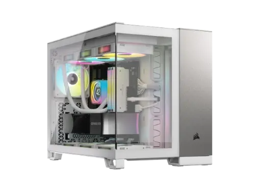 Corsair 2500X Micro ATX Dual Chamber White_Satin Gray Aluminum PC Case .webp