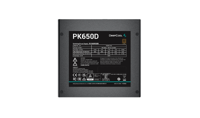 DEEPCOOL PK600D BRONZE 650W 80 Plus BRONZE