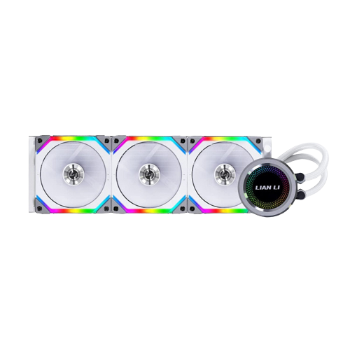 Lian Li Galahad AIO UNI FAN SL Edition 360 WHITE CLOSED LOOP AIO LIQUID CPU COOLLER