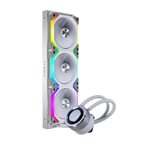 Lian Li Galahad AIO UNI FAN SL Edition 360 WHITE CLOSED LOOP AIO LIQUID CPU COOLLER