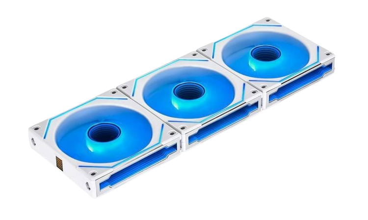 Lian Li 120mm UNI FAN SL-INFINITY PC Case Fans (White, 3-Pack)