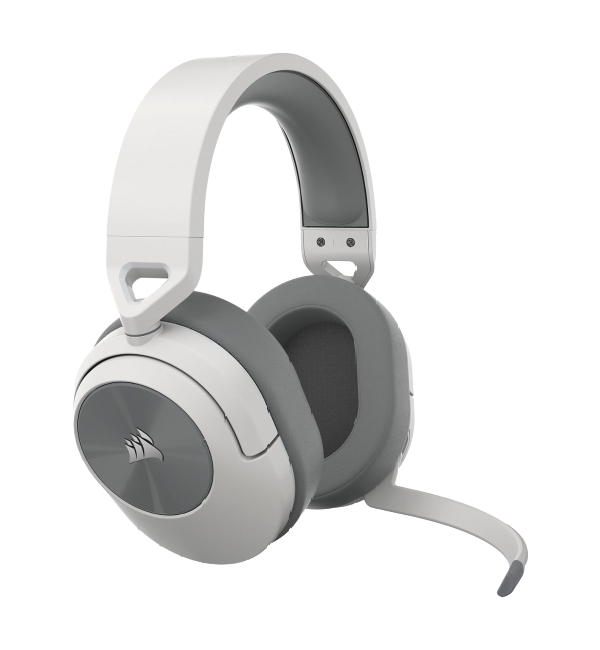 CORSAIR - HS Series HS55 Wireless Dolby Audio 7.1 Surround Gaming Headset for PC, PS5, with Bluetooth - White