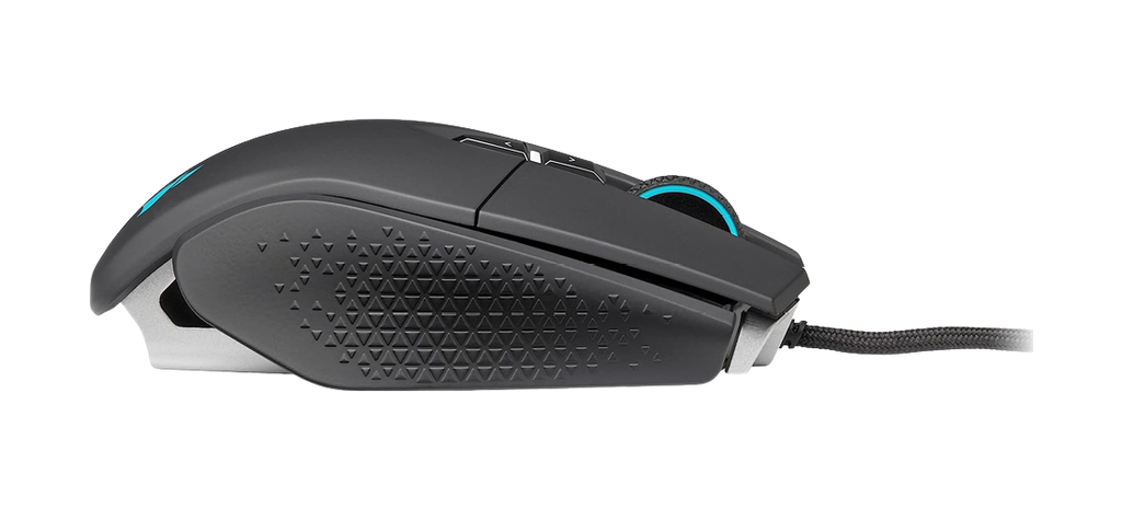 Corsair M65 RGB Ultra Tunable FPS Gaming Mouse Marksman 26,000 DPI Optical Sensor, Optical Switches, AXON Hyper-Processing Technology, Sensor Fusion Control, Tunable Weight System - Black