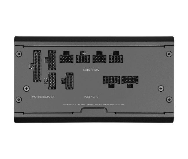 CORSAIR RMx SHIFT Series™ RM750x 80 PLUS Gold Fully Modular ATX Power Supply - Modular Side Interface - ATX 3.0 & PCIe 5.0 Compliant - Zero RPM Fan Mode - 105°C-Rated Capacitors - 80 PLU Power Supply