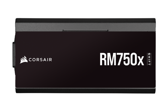 CORSAIR RMx SHIFT Series™ RM750x 80 PLUS Gold Fully Modular ATX Power Supply - Modular Side Interface - ATX 3.0 & PCIe 5.0 Compliant - Zero RPM Fan Mode - 105°C-Rated Capacitors - 80 PLU Power Supply