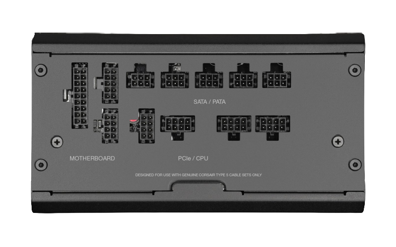 CORSAIR - RMx Shift Series RM850x 80 Plus Gold Fully Modular ATX Power Supply with Modular Side Interface - Black