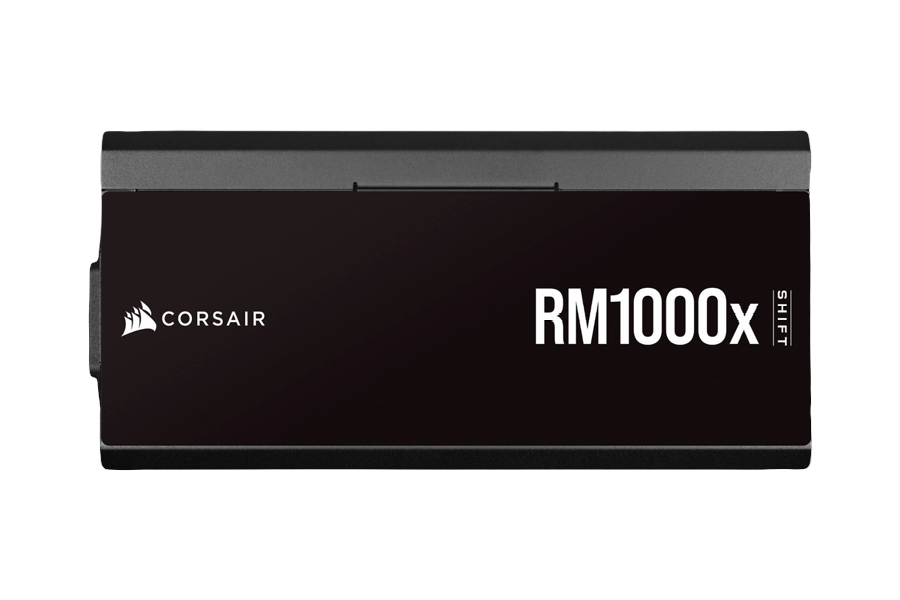 CORSAIR - RMx Shift Series RM1000x 80 Plus Gold Fully Modular ATX Power Supply with Modular Side Interface - Black