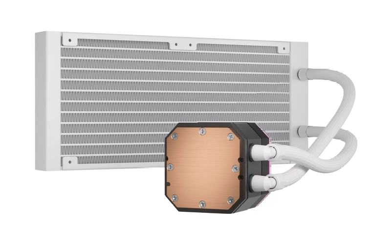 Corsair iCUE H100i ELITE CAPELLIX XT Liquid CPU Cooler, White CW-9060072-WW