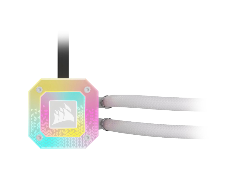 Corsair iCUE H100i ELITE CAPELLIX XT Liquid CPU Cooler, White CW-9060072-WW