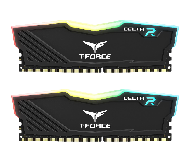 Team T-Force Delta RGB 16GB (2 x 8GB) 288-Pin PC RAM DDR4 3200 (PC4 25600) Desktop Memory