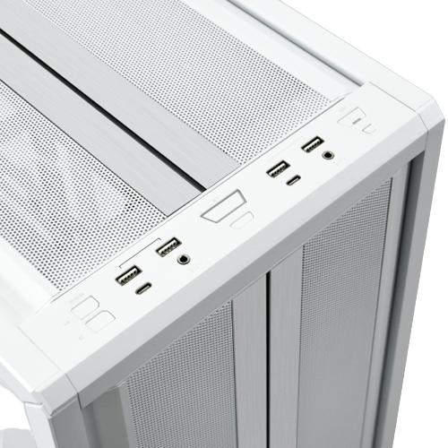 Lian Li V3000 Plus Tempered Glass eATX Full Tower Computer Case - White