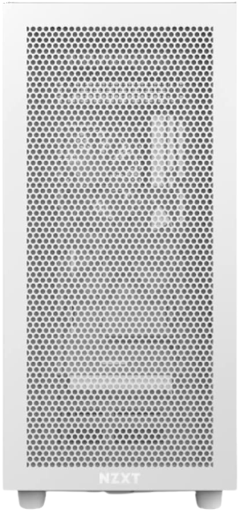 NZXT H7 Flow Mid Tower PC Gaming Case - White