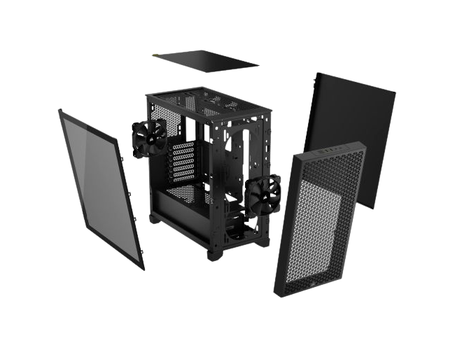 Corsair 3000D AIRFLOW Mid Tower case BLACK-CC-9011251-WW