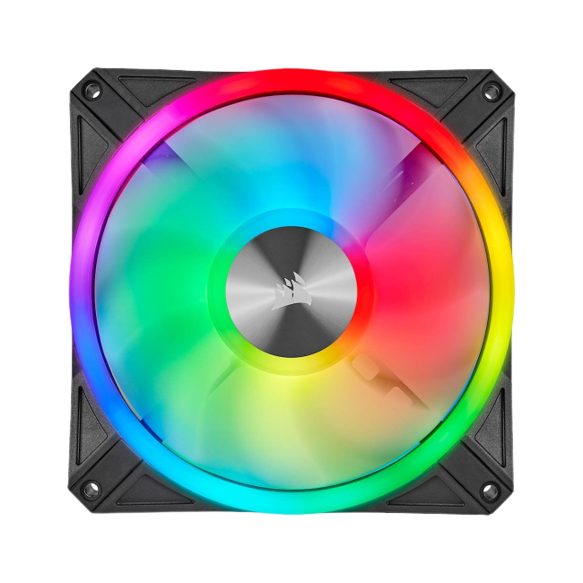 Corsair iCUE QL140 RGB 140mm PWM Dual Fan Kit with Lighting Node CORE-black CO-9050100-WW