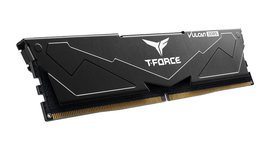 TEAMGROUP T-Force Vulcan 32GB (2 x 16GB) 288-Pin PC RAM DDR5 5600 (PC5 44800) Desktop Memory