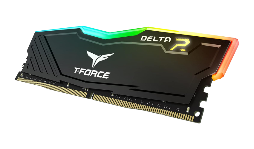 TEAMGROUP T-Force Delta RGB 16GB (2 x 8GB) 288-Pin PC RAM DDR4 3200 (PC4 25600) Desktop Memory