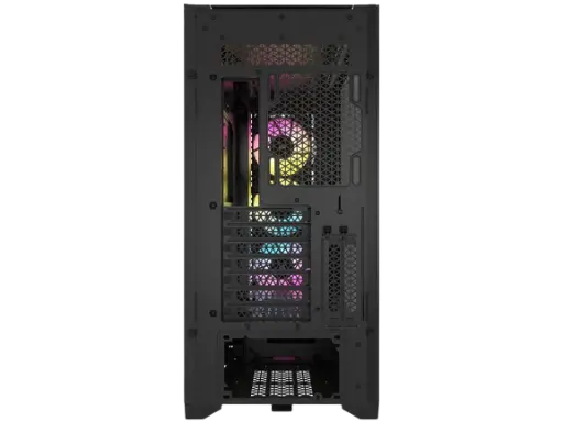 CORSAIR iCUE 5000D RGB AIRFLOW Mid-Tower Case, Black - 3x AF120 RGB ELITE Fans - iCUE Lighting Node PRO Controller - High-airflow Design (1).webp