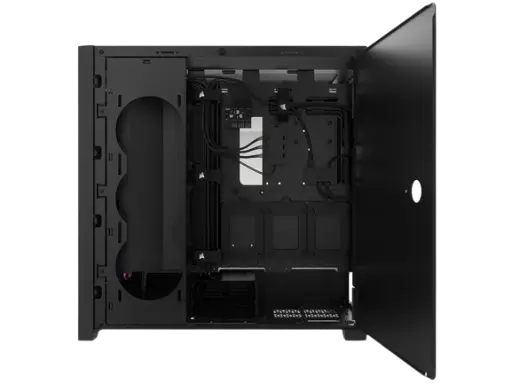 CORSAIR iCUE 5000D RGB AIRFLOW Mid-Tower Case, Black - 3x AF120 RGB ELITE Fans - iCUE Lighting Node PRO Controller - High-airflow Design (2).webp