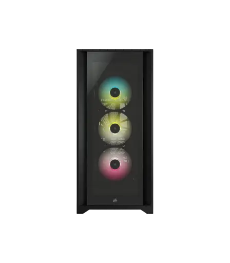 Corsair iCUE 5000X RGB Tempered Glass Mid-Tower ATX PC Smart Case - Black (5).webp