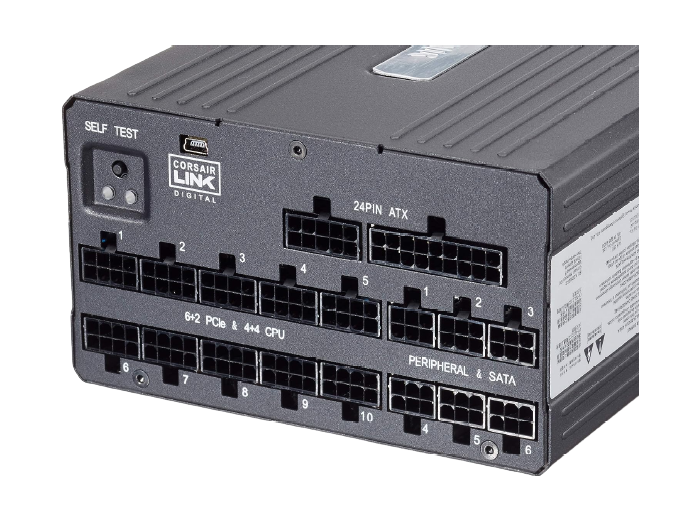 Corsair AX1600i Digital ATX Power Supply — 1600 Watt Fully-Modular PSU