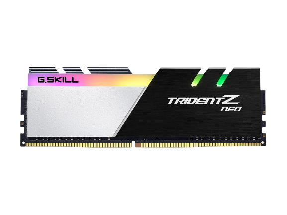 G.Skill Trident Z Neo Series RGB 16GB (2 x 8GB) DDR4-4000 PC4-32000 CL18 Dual Channel Memory Kit F4-4000C18D-16GTZN - Black