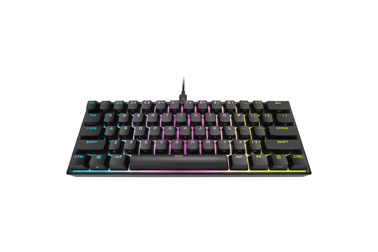 Corsair K65 RGB MINI 60% Mechanical CHERRY MX Red - Black Gaming Keyboard