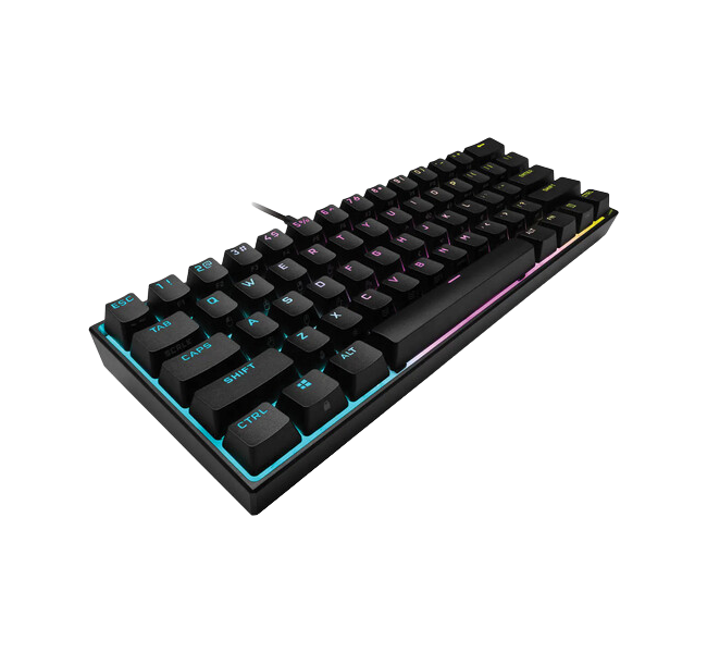 Corsair K65 RGB MINI 60% Mechanical CHERRY MX Red - Black Gaming Keyboard