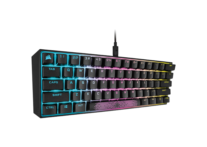 Corsair K65 RGB MINI 60% Mechanical CHERRY MX Red - Black Gaming Keyboard