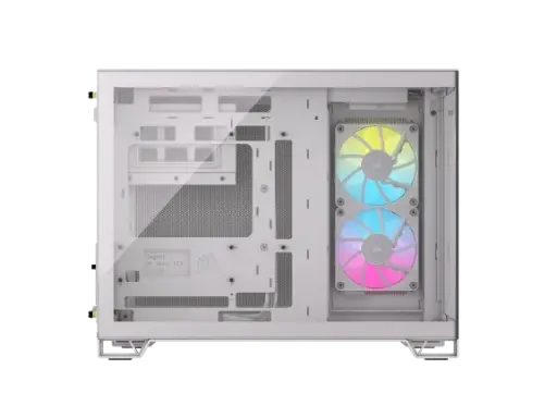 Corsair iCUE LINK 2500X RGB Micro ATX Dual Chamber White PC Case.webp