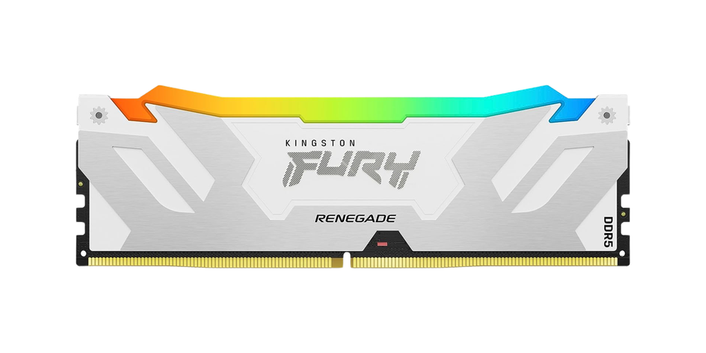 Kingston 32GB (2x16GB) DDR5 7200MT/s CL38 FURY Renegade White RGB XMP