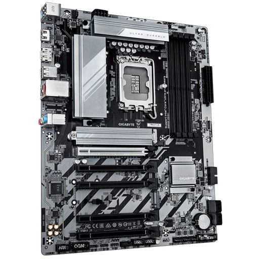 Gigabyte B860 DS3H, Intel Ultra, DDR5 Black Motherboard