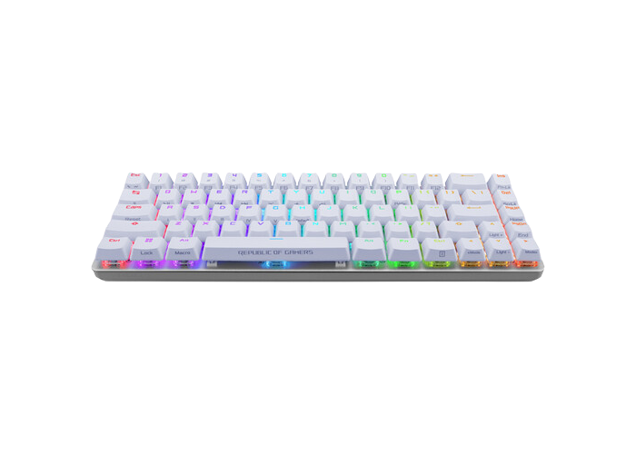 ASUS ROG Falchion Ace Wired Backlit Mechanical 65% Red Switch Linear (Arabic) White Keyboard