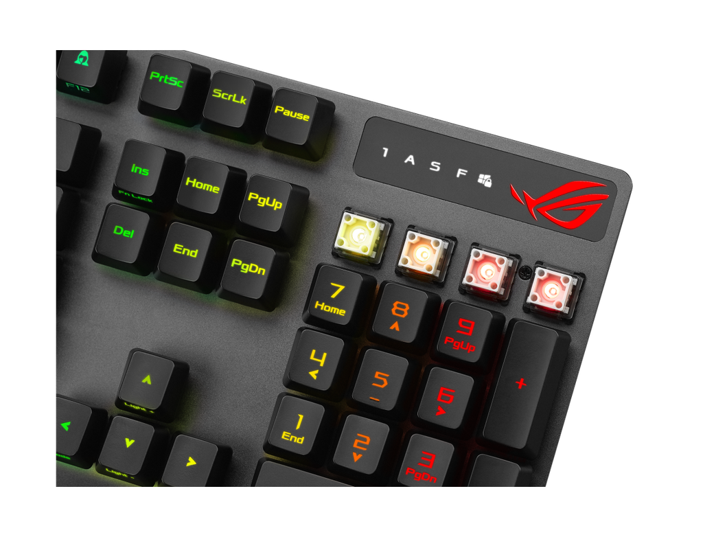 ASUS XA05 ROG STRIX SCOPE RGB Waterproof Red Switch (Arabic) Black Keyboard