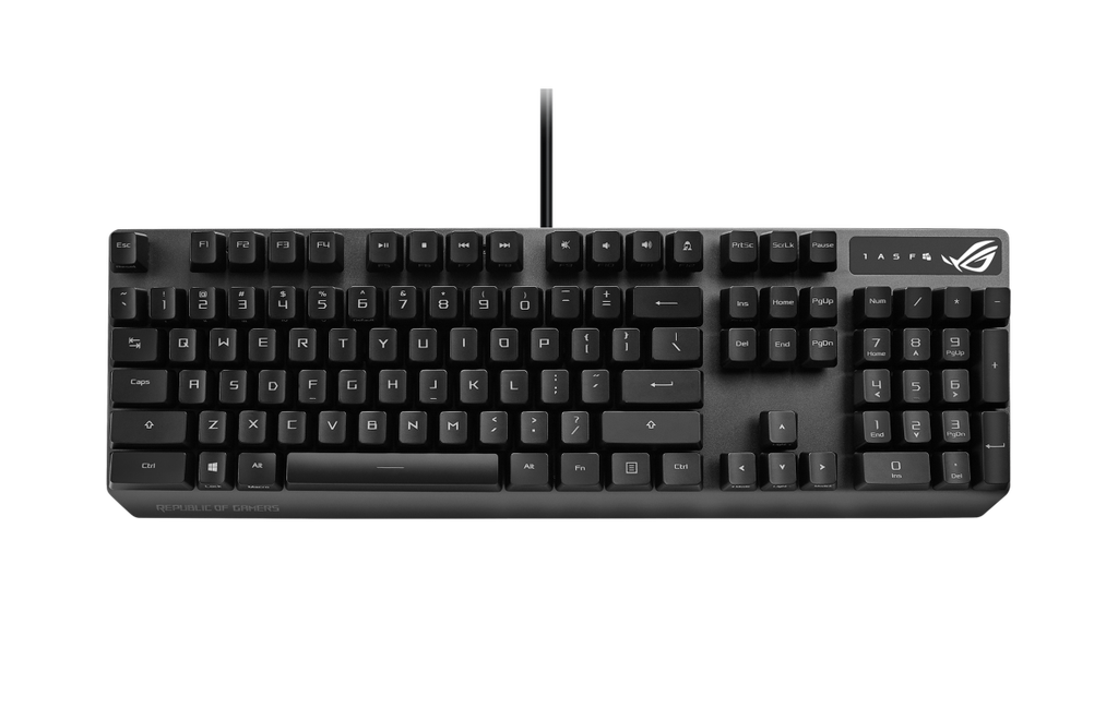 ASUS XA05 ROG STRIX SCOPE RGB Waterproof Red Switch (Arabic) Black Keyboard