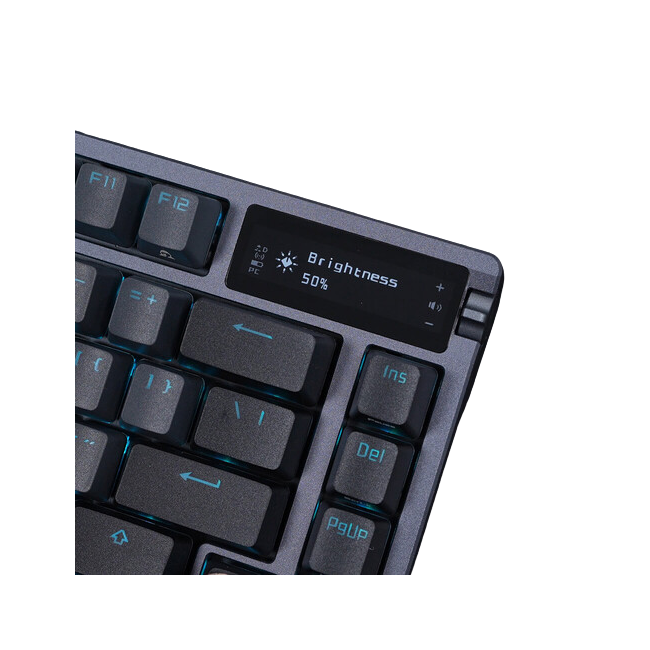 ASUS ROG Azoth 75% Wireless DIY Custom, OLED Display, Hot-Swappable Red Switches, Black Gaming Keyboard