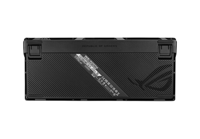 ASUS ROG Azoth 75% Wireless DIY Custom, OLED Display, Hot-Swappable Red Switches, Black Gaming Keyboard