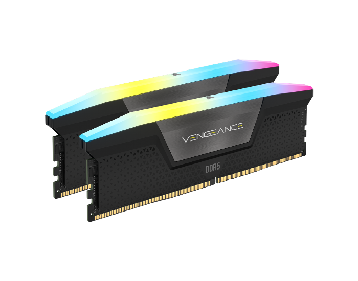 CORSAIR Vengeance RGB 32GB (2 x 16GB) DDR5 6000 Memory - CMH32GX5M2E6000C36