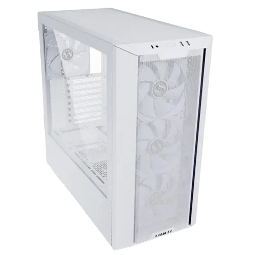 LIAN LI Lancool III White Aluminum_SECC_Tempered Glass Gaming Case with 4 × 140 PWM Fans (Non-RGB) - LANCOOL 3-W (2).webp