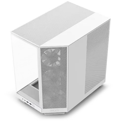 NZXT H6 Flow RGB (2023) Compact Dual-chamber ATX Case with RGB Fans - All White (1).webp