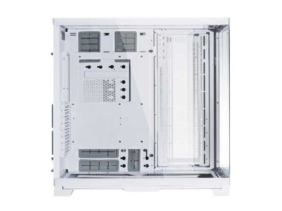 LIAN LI O11 Dynamic EVO XL O11DEXL White Aluminum Tempered Glass ATX Mid Tower Case